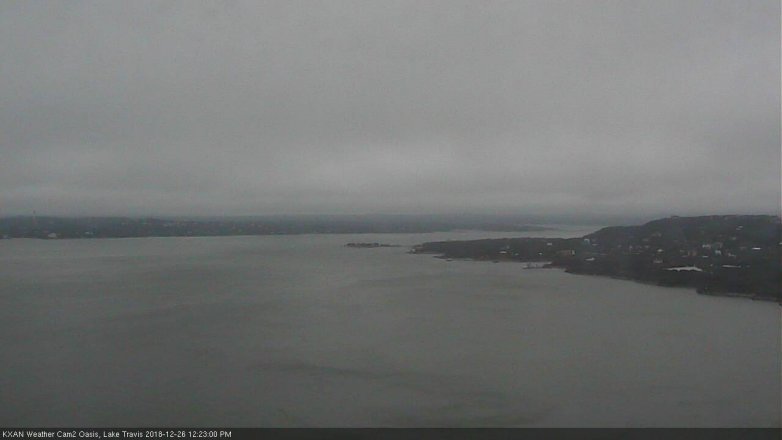 Lake Travis webcam, December 26, 2018 11:25 AM CT