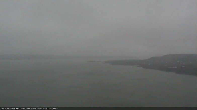 Lake Travis webcam, December 26, 2018 11:45 AM CT