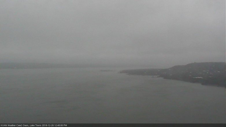 Lake Travis webcam, December 26, 2018 11:50 AM CT