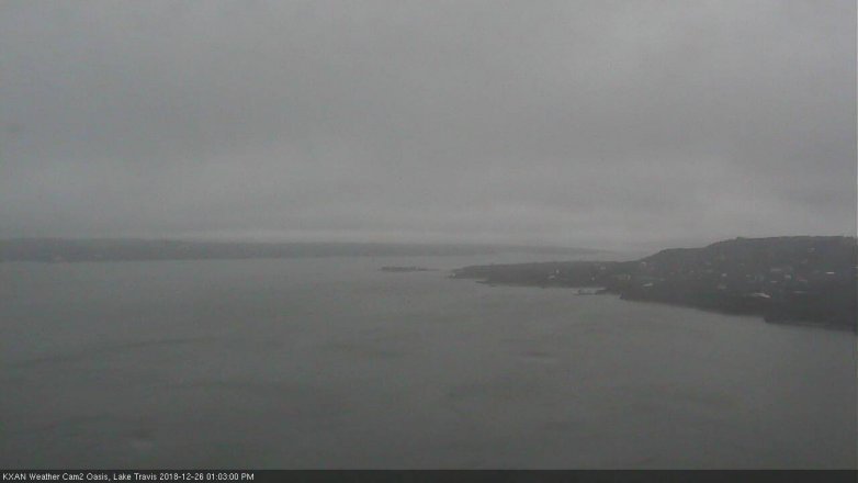 Lake Travis webcam, December 26, 2018 12:05 PM CT