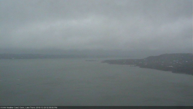 Lake Travis webcam, December 26, 2018 1:10 PM CT