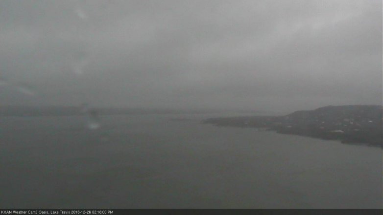 Lake Travis webcam, December 26, 2018 1:20 PM CT