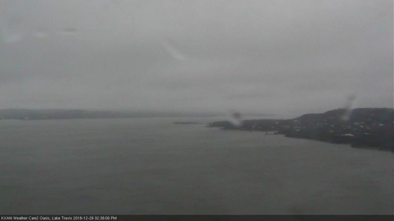 Lake Travis webcam, December 26, 2018 1:40 PM CT
