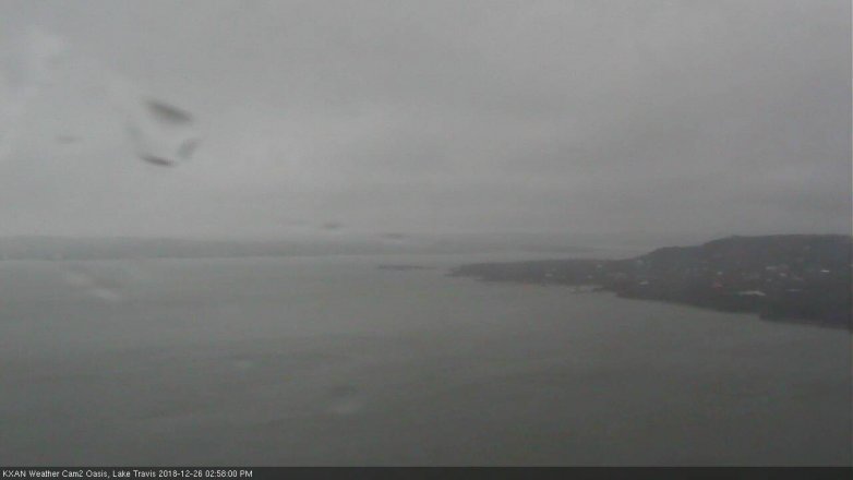 Lake Travis webcam, December 26, 2018 2:00 PM CT