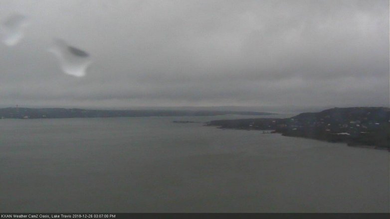 Lake Travis webcam, December 26, 2018 2:10 PM CT