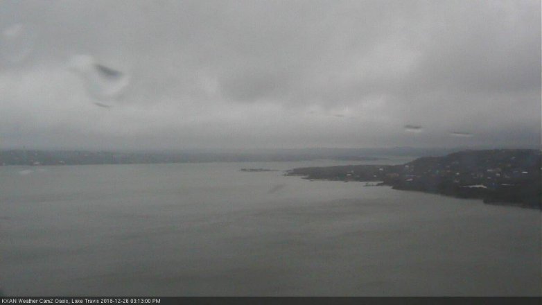 Lake Travis webcam, December 26, 2018 2:15 PM CT