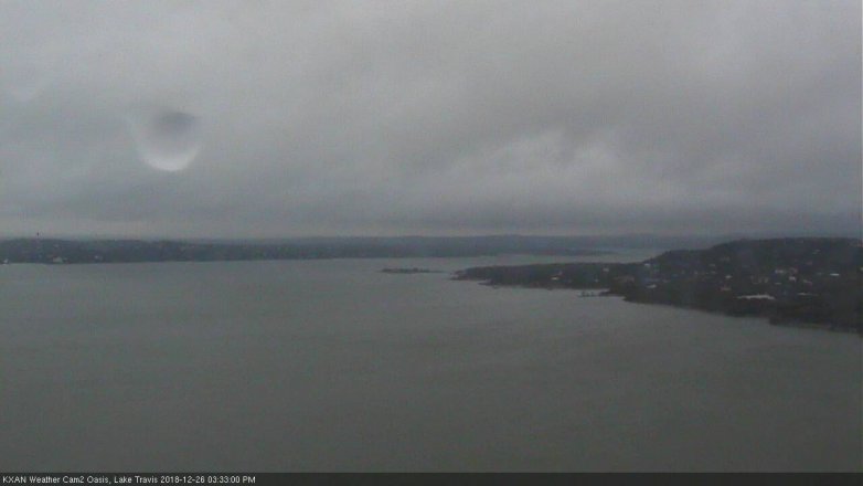 Lake Travis webcam, December 26, 2018 2:35 PM CT
