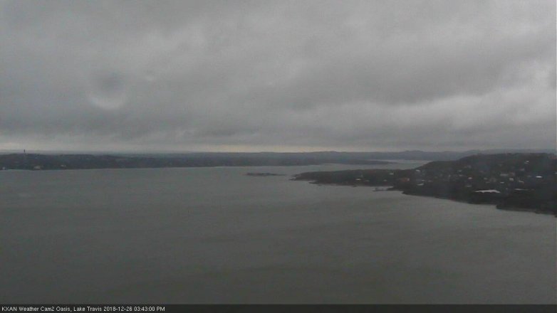 Lake Travis webcam, December 26, 2018 2:45 PM CT