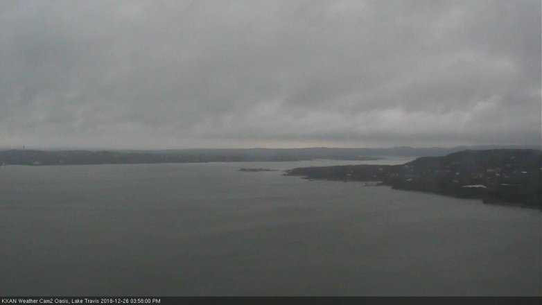 Lake Travis webcam, December 26, 2018 3:00 PM CT