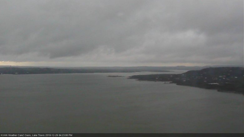 Lake Travis webcam, December 26, 2018 3:25 PM CT