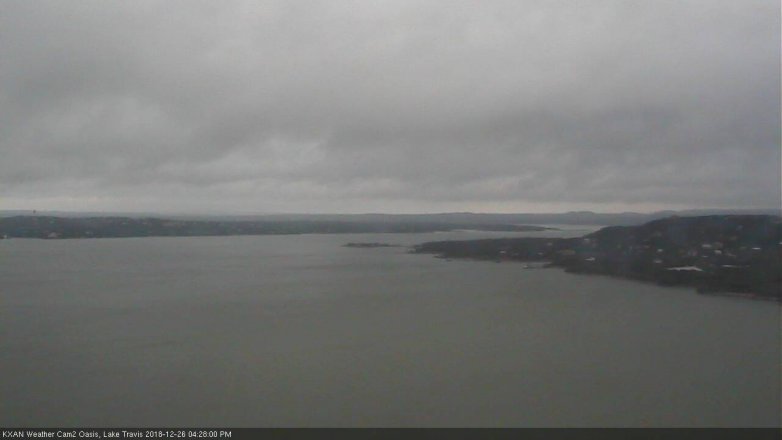 Lake Travis webcam, December 26, 2018 3:30 PM CT