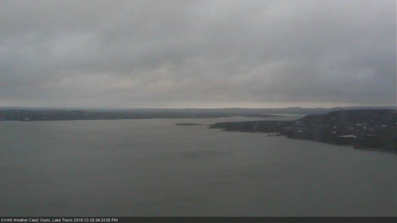 Lake Travis webcam, December 26, 2018 3:35 PM CT