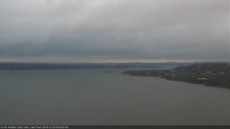 Lake Travis webcam, December 26, 2018 3:40 PM CT