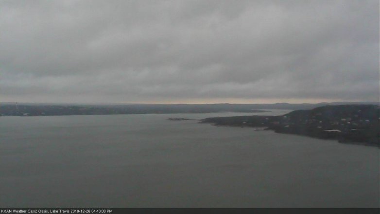 Lake Travis webcam, December 26, 2018 3:45 PM CT