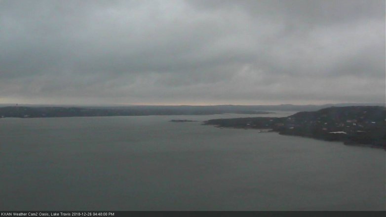 Lake Travis webcam, December 26, 2018 3:50 PM CT