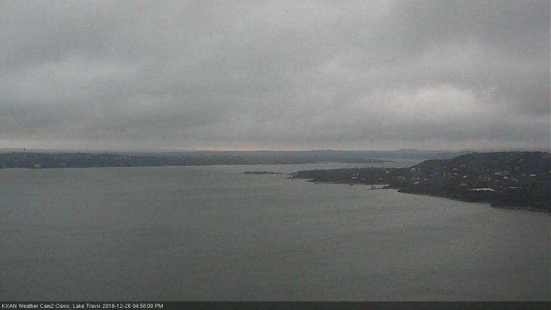 Lake Travis webcam, December 26, 2018 4:00 PM CT