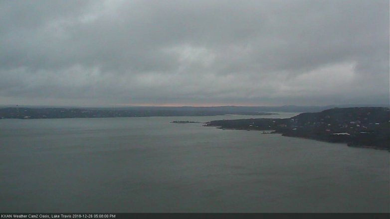 Lake Travis webcam, December 26, 2018 4:10 PM CT