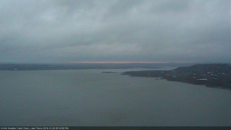 Lake Travis webcam, December 26, 2018 4:20 PM CT