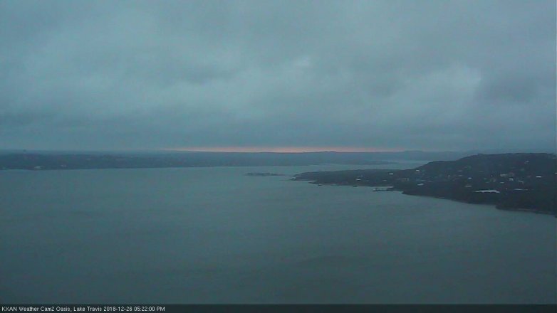 Lake Travis webcam, December 26, 2018 4:25 PM CT