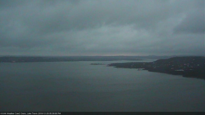 Lake Travis webcam, December 26, 2018 4:40 PM CT