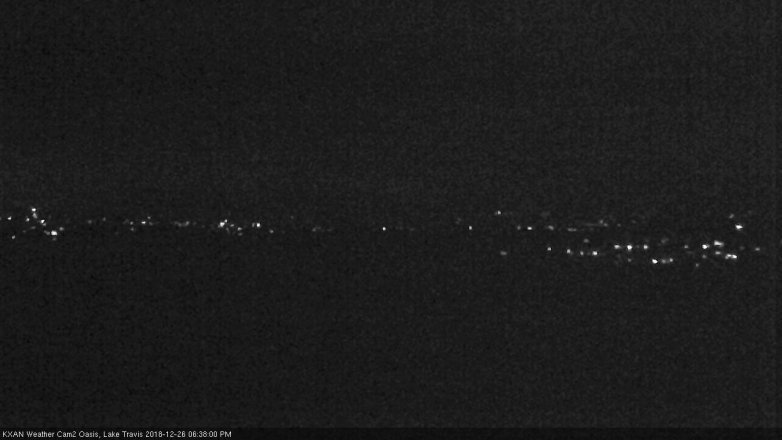 Lake Travis webcam, December 26, 2018 5:40 PM CT