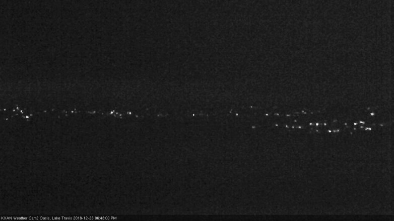 Lake Travis webcam, December 26, 2018 5:45 PM CT