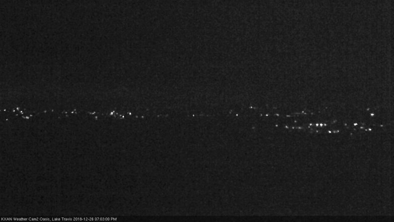 Lake Travis webcam, December 26, 2018 6:05 PM CT