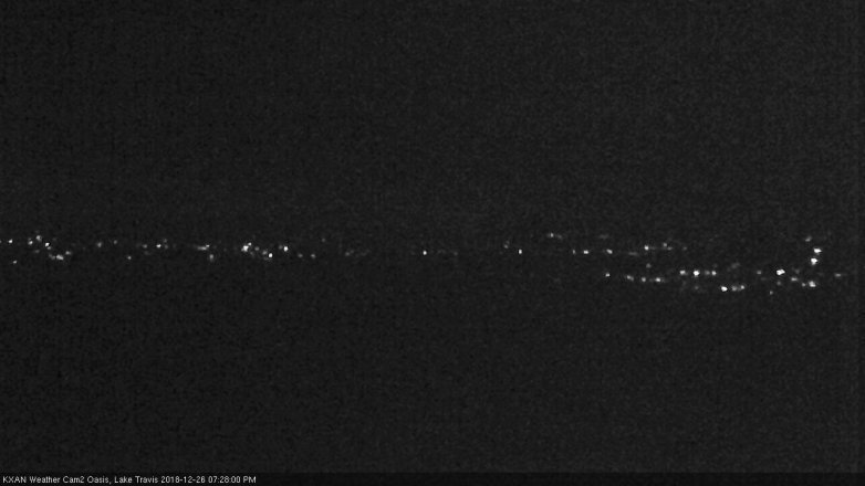 Lake Travis webcam, December 26, 2018 6:30 PM CT