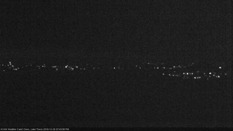 Lake Travis webcam, December 26, 2018 6:45 PM CT