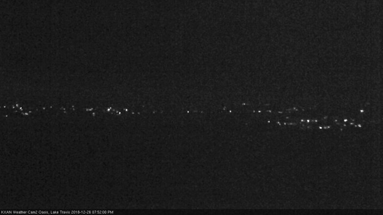 Lake Travis webcam, December 26, 2018 6:55 PM CT