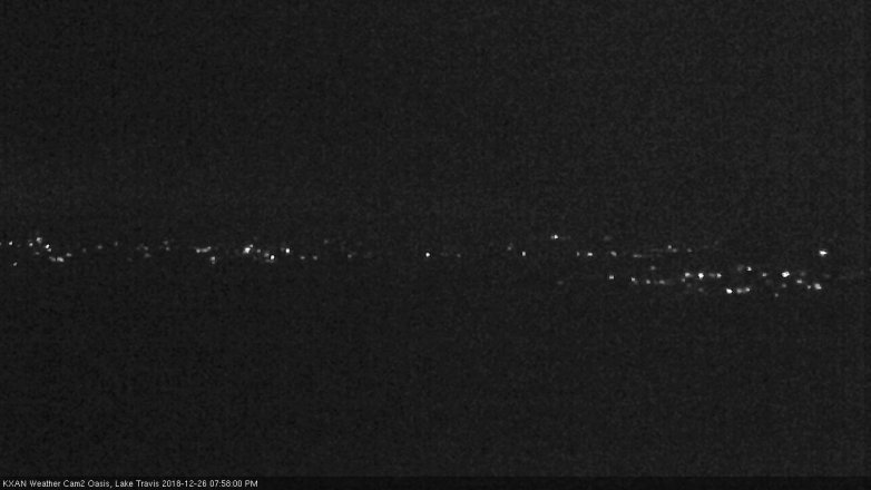 Lake Travis webcam, December 26, 2018 7:00 PM CT