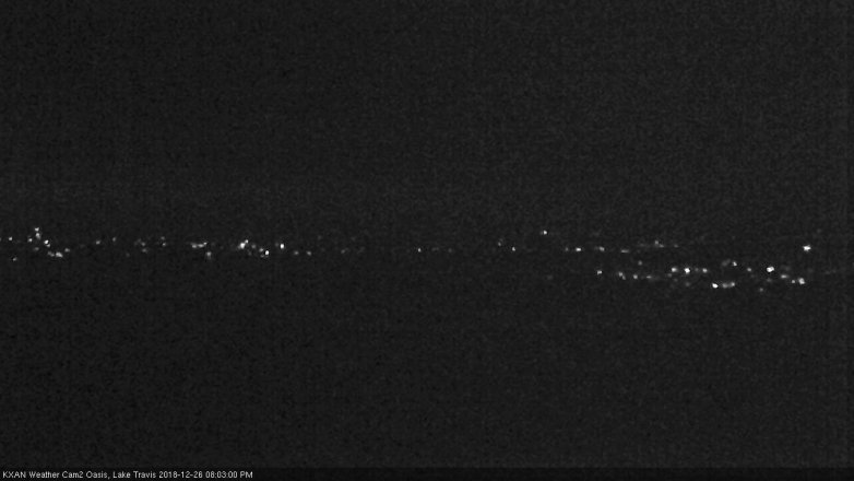 Lake Travis webcam, December 26, 2018 7:05 PM CT