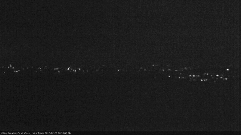 Lake Travis webcam, December 26, 2018 7:15 PM CT