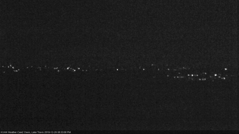 Lake Travis webcam, December 26, 2018 7:35 PM CT