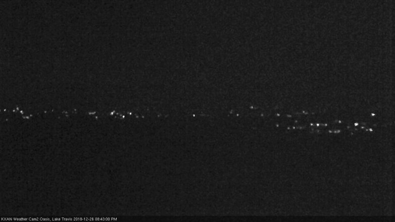 Lake Travis webcam, December 26, 2018 7:45 PM CT