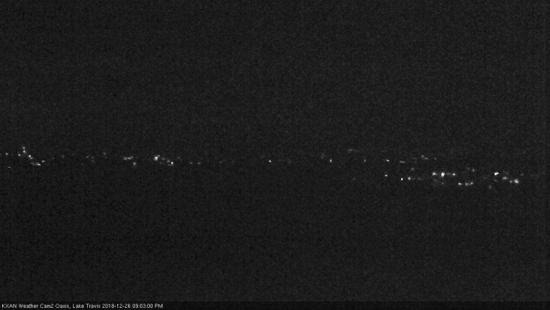 Lake Travis webcam, December 26, 2018 8:05 PM CT