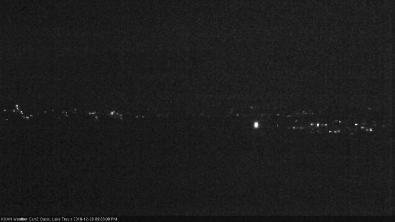 Lake Travis webcam, December 26, 2018 8:25 PM CT