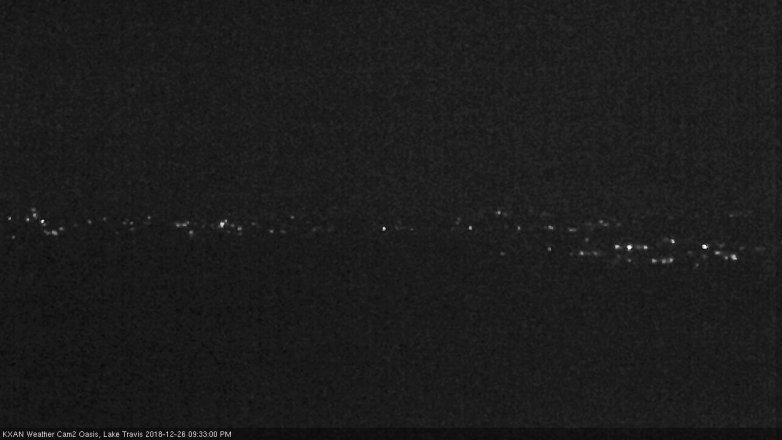 Lake Travis webcam, December 26, 2018 8:35 PM CT