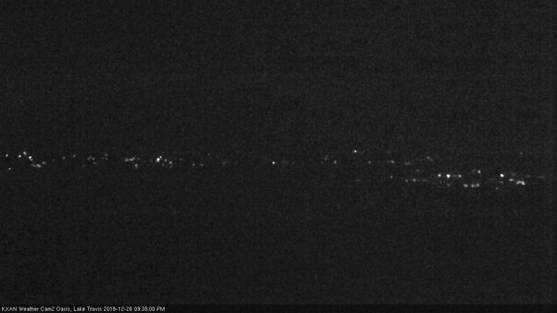 Lake Travis webcam, December 26, 2018 8:40 PM CT
