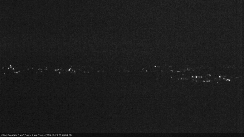 Lake Travis webcam, December 26, 2018 8:45 PM CT