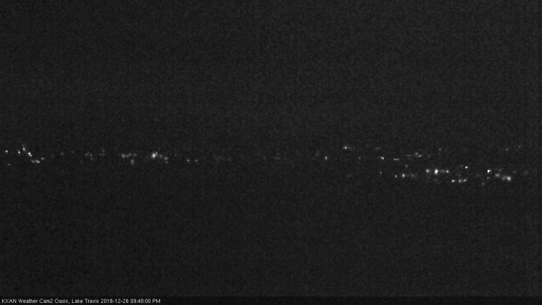 Lake Travis webcam, December 26, 2018 8:50 PM CT