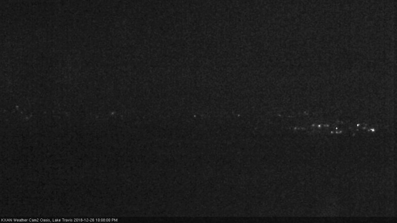 Lake Travis webcam, December 26, 2018 9:10 PM CT