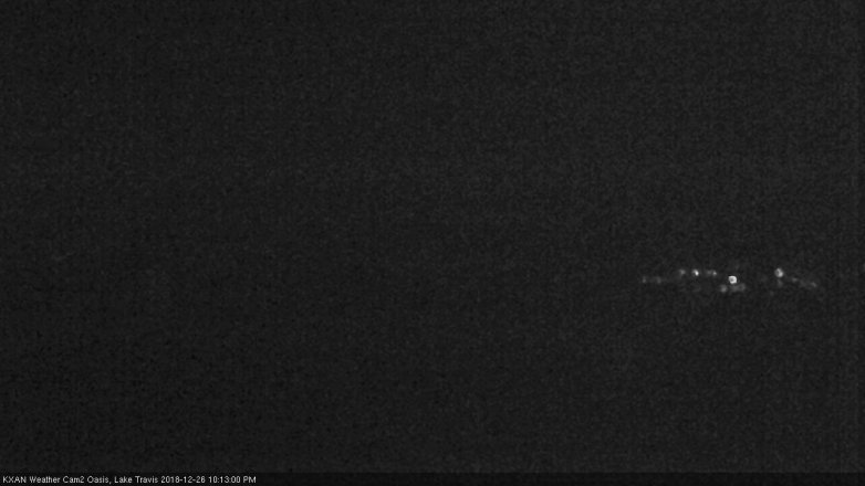 Lake Travis webcam, December 26, 2018 9:15 PM CT