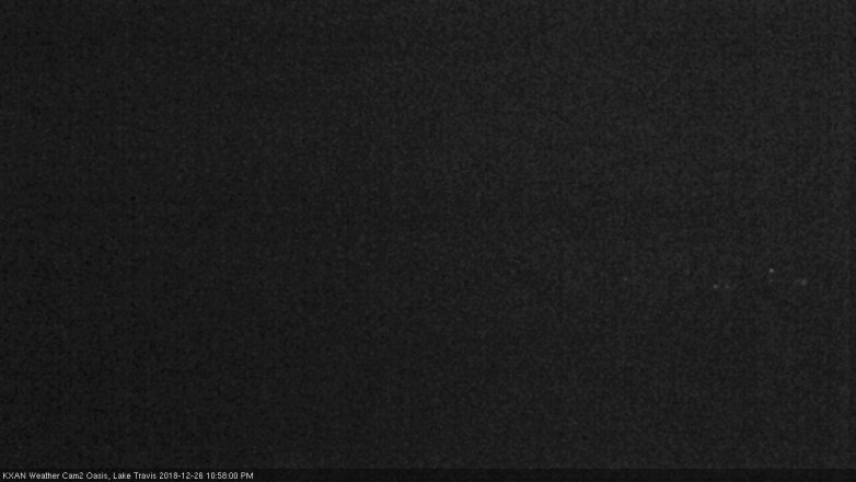 Lake Travis webcam, December 26, 2018 10:00 PM CT