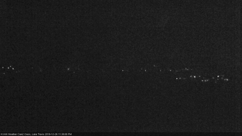Lake Travis webcam, December 26, 2018 10:40 PM CT