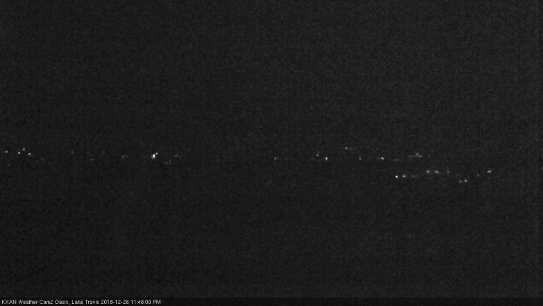 Lake Travis webcam, December 26, 2018 10:50 PM CT