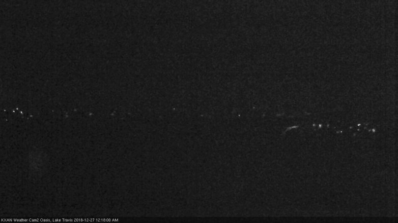 Lake Travis webcam, December 26, 2018 11:20 PM CT