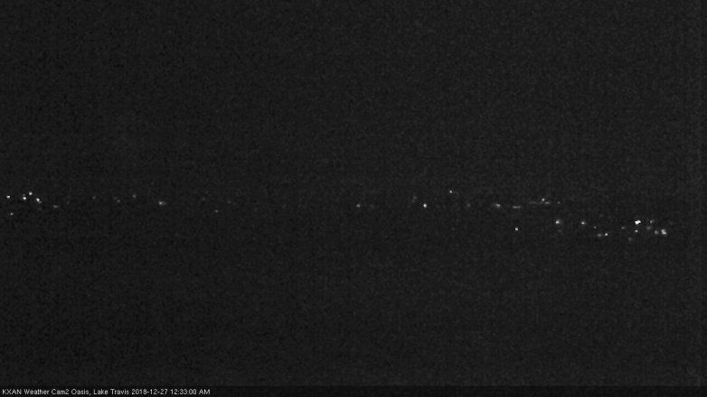 Lake Travis webcam, December 26, 2018 11:35 PM CT