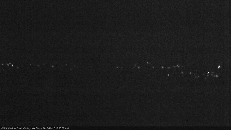 Lake Travis webcam, December 26, 2018 11:40 PM CT