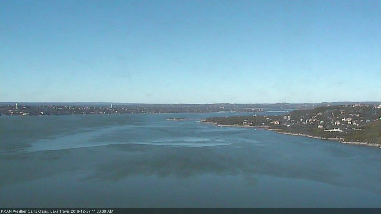 Lake Travis webcam, December 27, 2018 10:05 AM CT